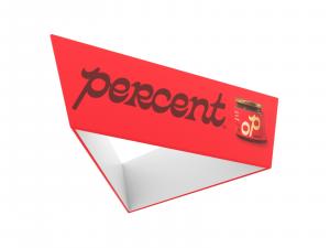 TF-1005 (3D) Tapered Triangle Hanging Sign -- View 3